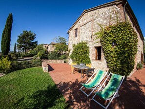 Wrap around terrace and garden