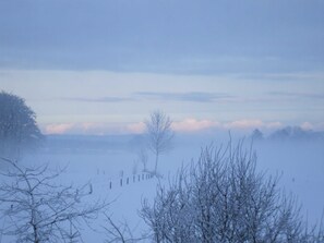 Aussicht Ferienhof Truelsen im Winter