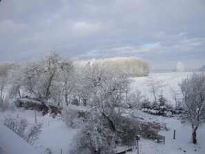 Aussicht Ferienhof Truelsen im Winter