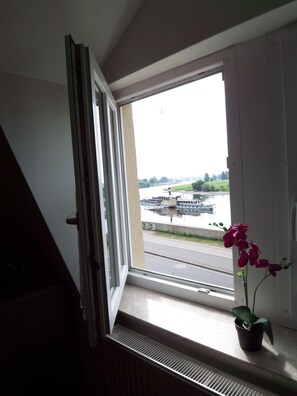 Blick aus dem Wohnzimmer