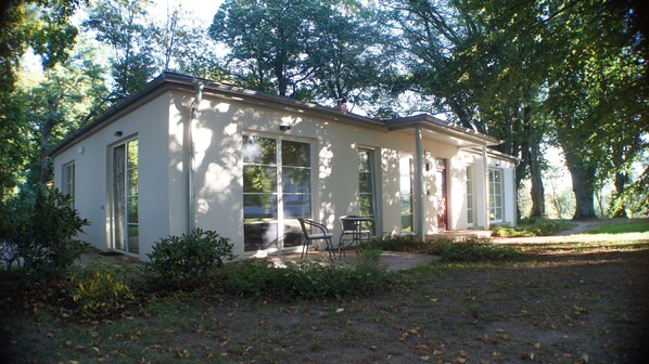 Das Ferienhaus in der Abendsonne