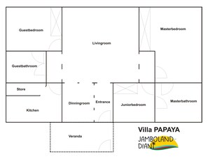 Grundriss Villa Papaya