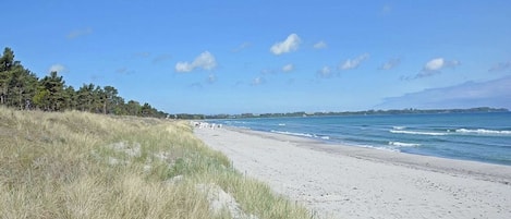 Strand vor der Unterkunft