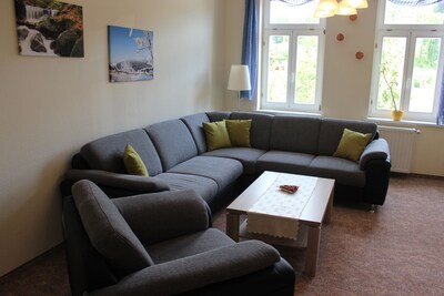 Apartments in the Harz, Large apartment 7 with 3 bedrooms - 6 people, dog ok.
