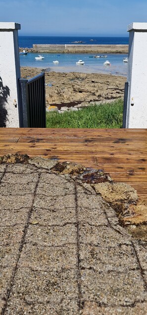 Utsikt mot havet/stranden