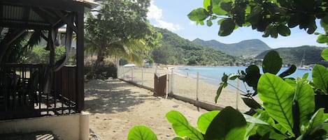 Vue sur plage