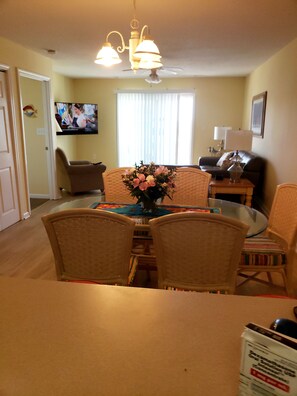 dining table with 6 chairs and 3 bar stools