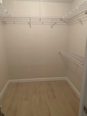 Large Walk-in Bedroom Closet