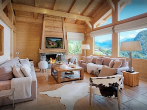 Living room & view