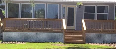 Wonderful outdoor space for gathering and grilling.