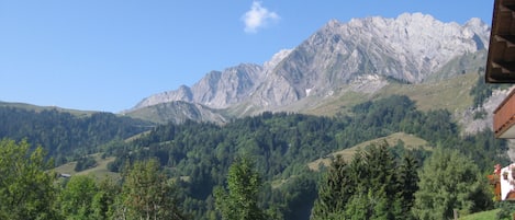 Vue depuis le chalet (vers l'Ouest)