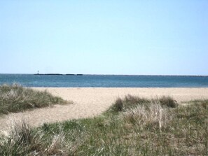 Sea Street Beach is down the block.  
