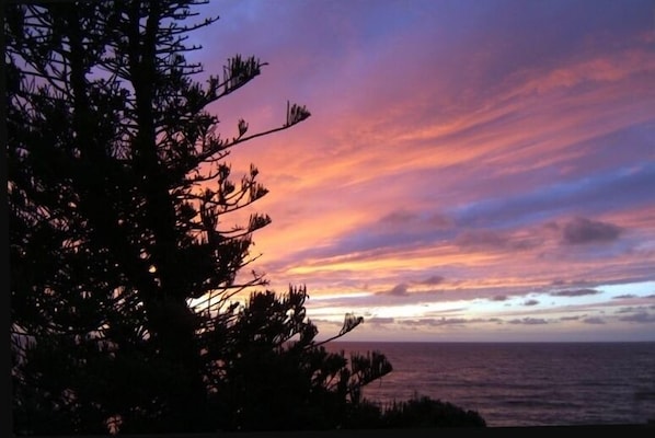 Sunsets from your private deck is a must.