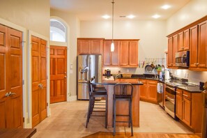 Kitchen and front door