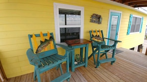 Front Porch with a the Beautiful View!