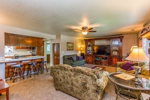 large family room with ample seating