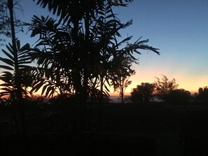 Lanai view after sunset