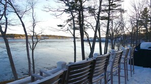 Winter view of the harbor