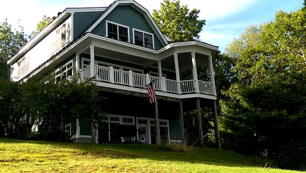 View of the house from the ocean side