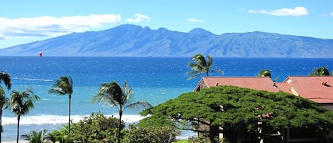 Vista para a praia ou o mar