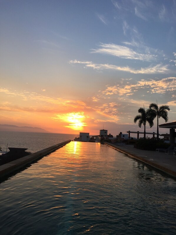Sunset on the Sky Terrace