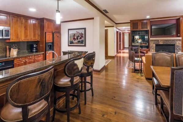 Each residence features classic western ambiance