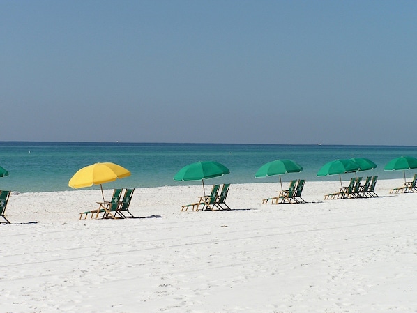 gorgeous soft white sugary sand and clear emerald green water all year round 