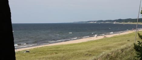 Beautiful Oval Beach and Lake Michigan just a short stroll from the cottage.