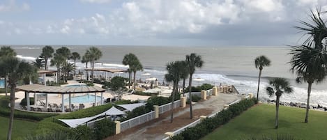 Vista para a praia ou o mar