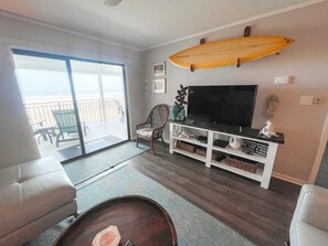 Living space with ocean views