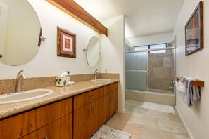 Brand New Travertine Floor and Shower