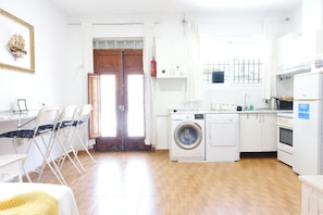 Kitchen with dining space