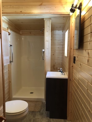 New bathroom Cabin #12!