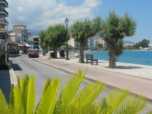 Beautiful Xylokastro town by the beach