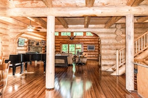 Open concept living area - main floor