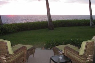 Spectacular! Absolute Oceanfront ground floor corner condo 4-104 Panoramic views