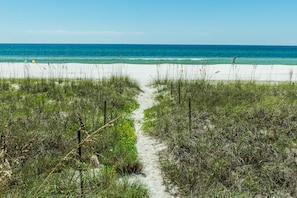 Walk Straight out to the Beach