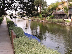 The serene canals in front of your home