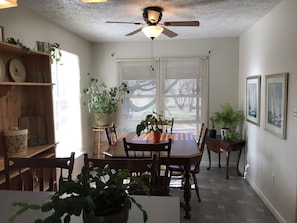 Very clean! Sunny and warm eat in kitchen