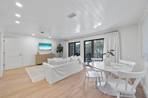 Inlet Dunes 205- Salt and Light | Main Living and dining area