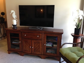 50' TV, Blue Ray DVD, Cable, Free WIFI