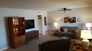 Living room from front entry
