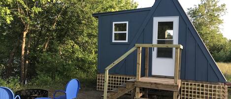 Tiny A-Frame cottage in a private campsite