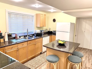 Full Kitchen with all the amenities of home. 