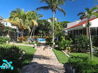 Villa privada con piscina / playa con instalaciones modernas Conozca la artesanía mexicana    