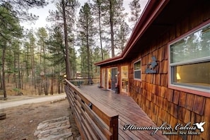 Entry to Cedarside and large front deck