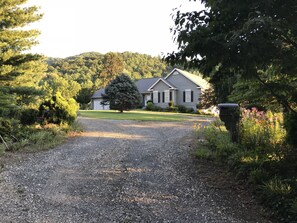 Driveway entrance.
