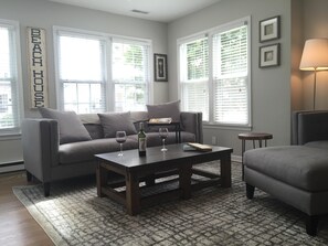Living room is relaxing on a sunny afternoon or even a rainy wet day
