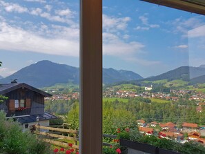 Ferienwohnung Bergpanorama Augenschmaus 80qm, Terr., 2 Schlafz., Wohnz., 2.WC-Panoramablick