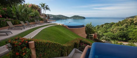 La Casita. The two gorgeous infinity-edged pools are a short staircase away!